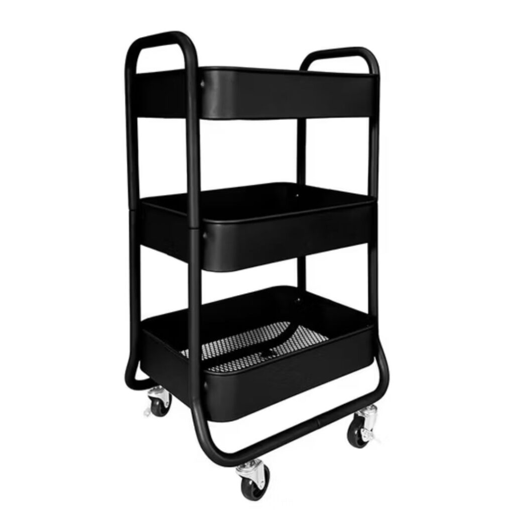 Rolling Cart Black